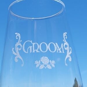 Wedding Wine Glasses Groom & Groom Set